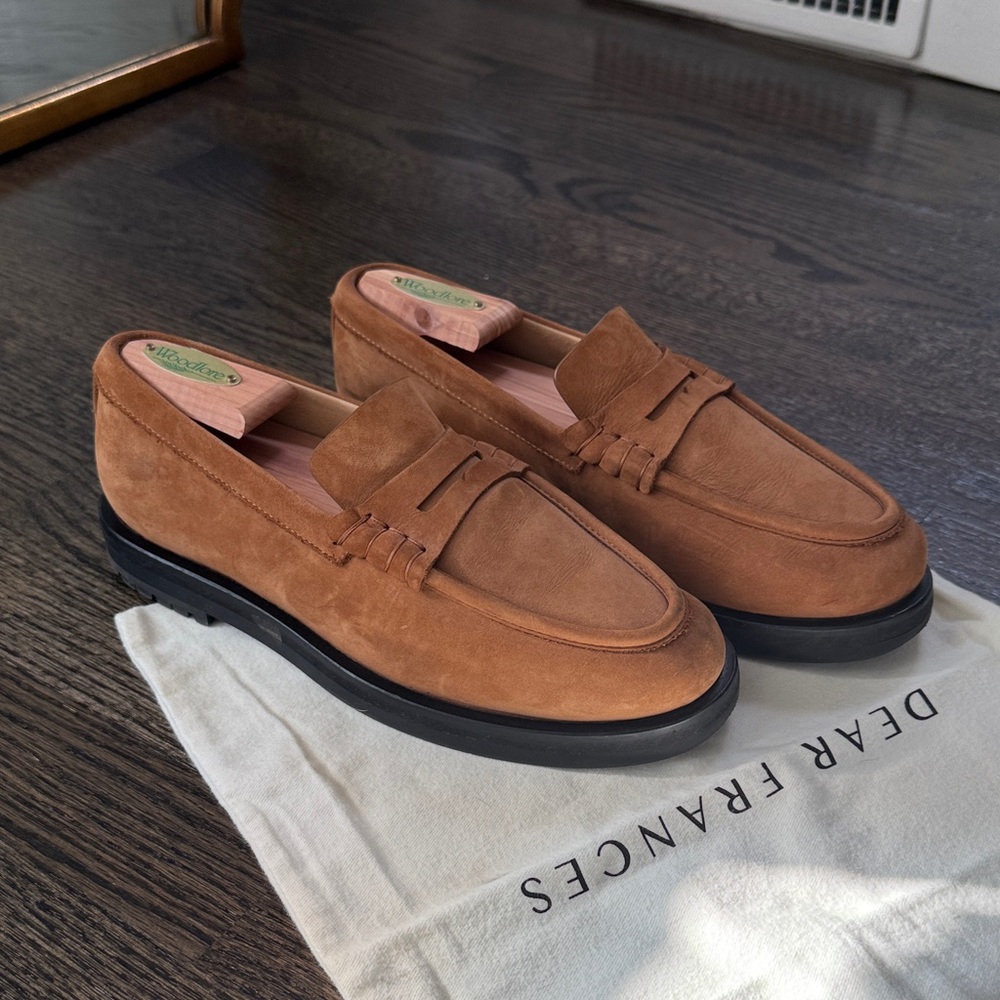 Dear Frances Joss Loafers in Tan size 38